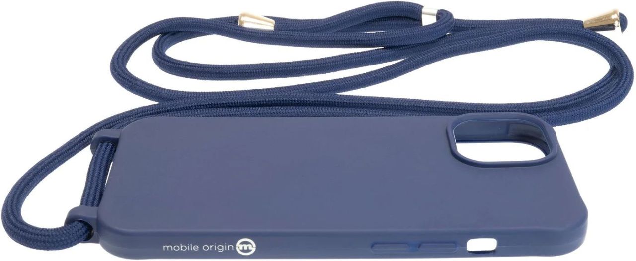 Mobile Origin Lanyard Case iPhone 14 Blue