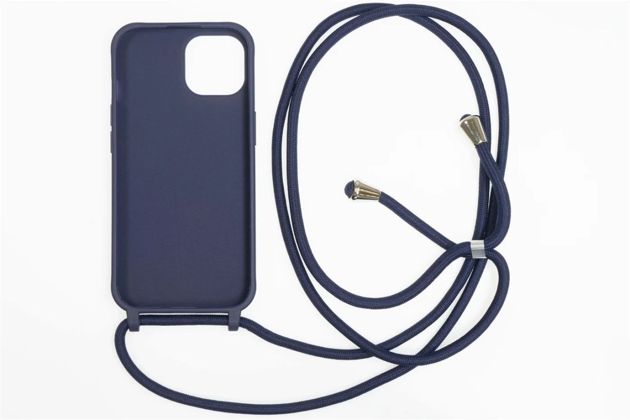 Mobile Origin Lanyard Case iPhone 15 Blue