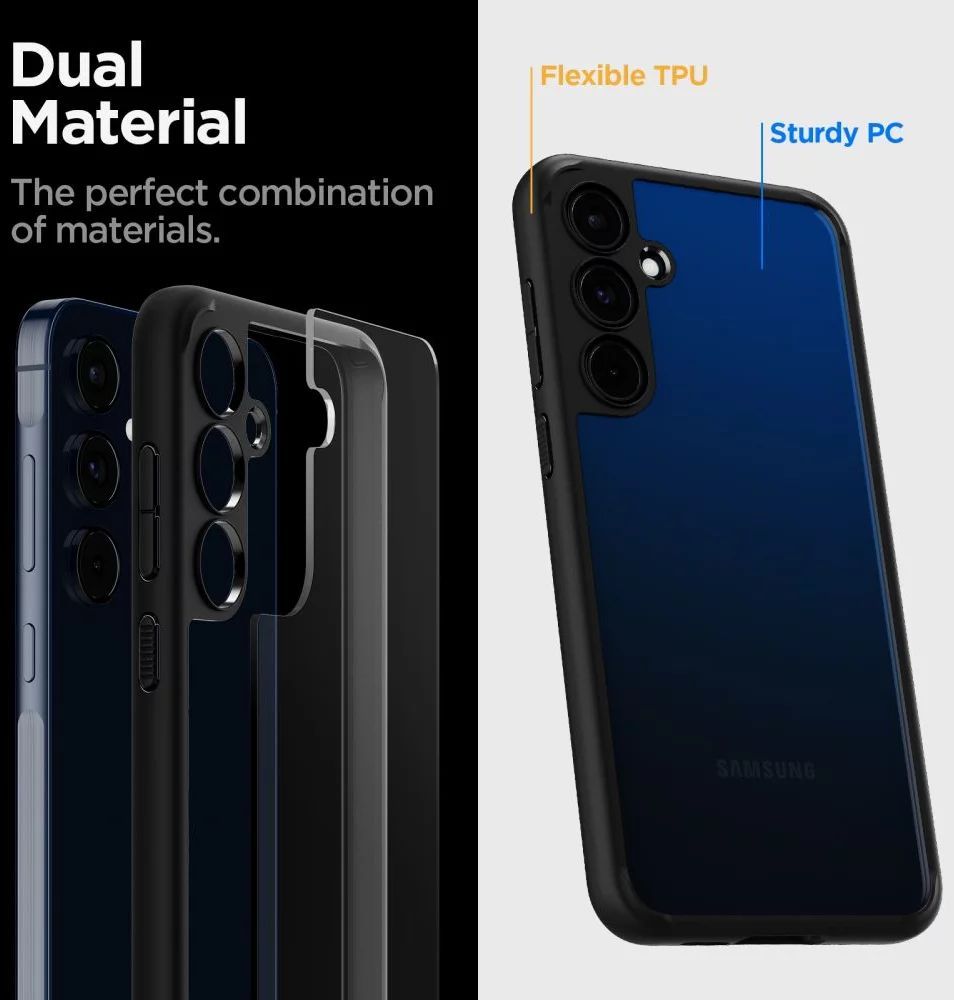 Spigen Ultra Hybrid Samsung Galaxy A55 Matte Black Spigen Ultra Hybrid Samsung Galaxy A55 Matte Black