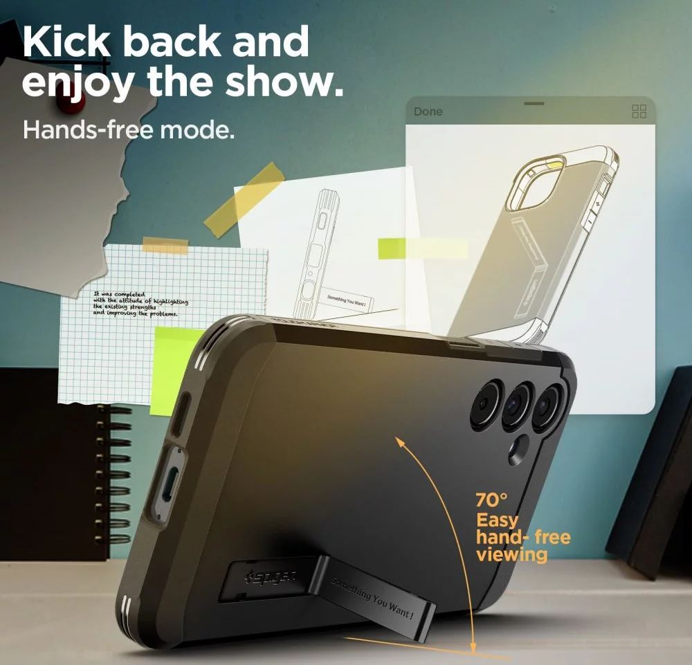 Spigen Tough Armor Samsung Galaxy A55 Black Spigen Tough Armor Samsung Galaxy A55 Black