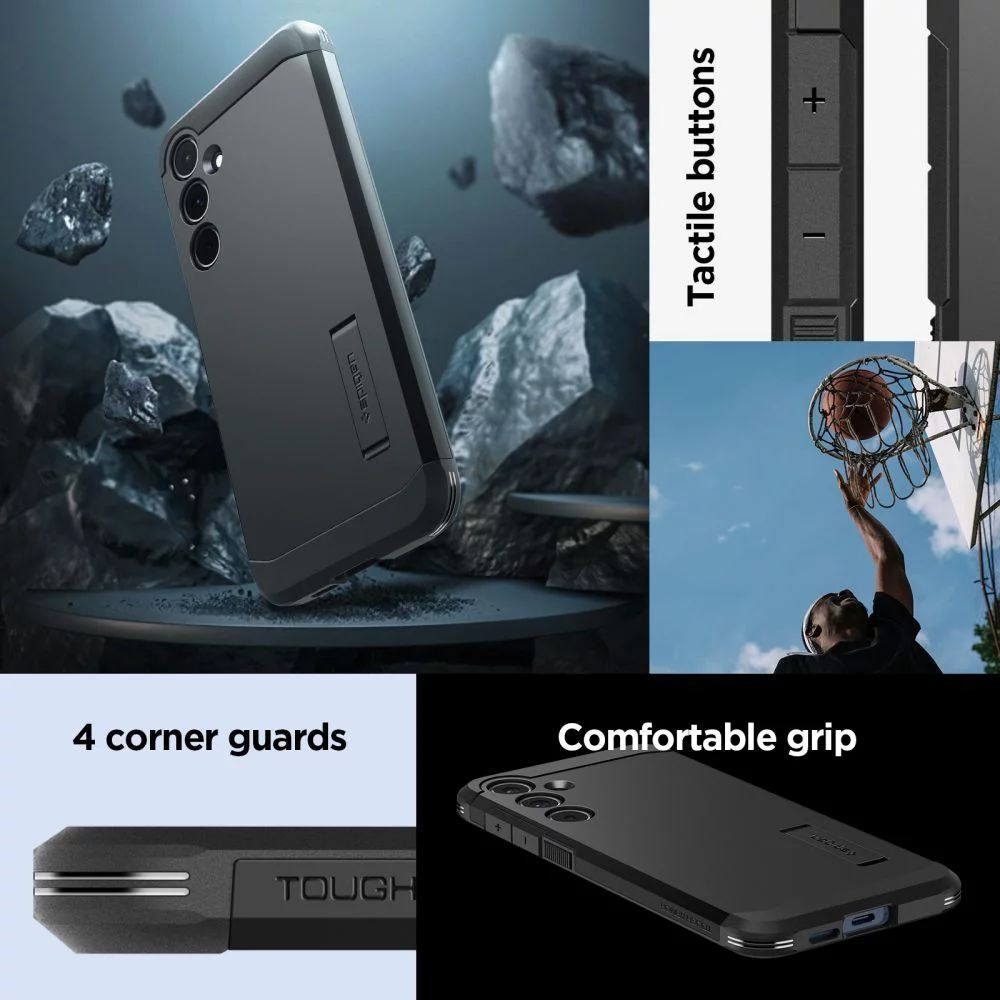 Spigen Tough Armor Samsung Galaxy A55 Black Spigen Tough Armor Samsung Galaxy A55 Black