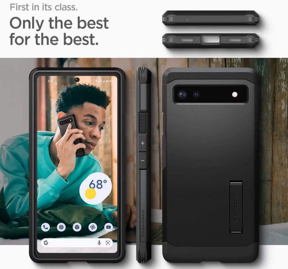 Spigen Tough Armor Google Pixel 6a Black Spigen Tough Armor Google Pixel 6a Black