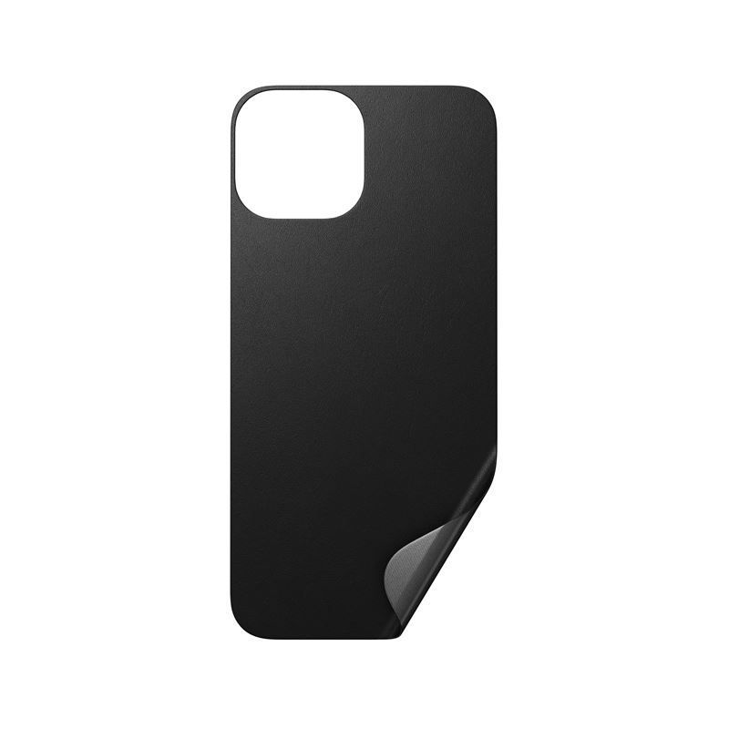 Nomad Leather Skin, black - iPhone 13 mini