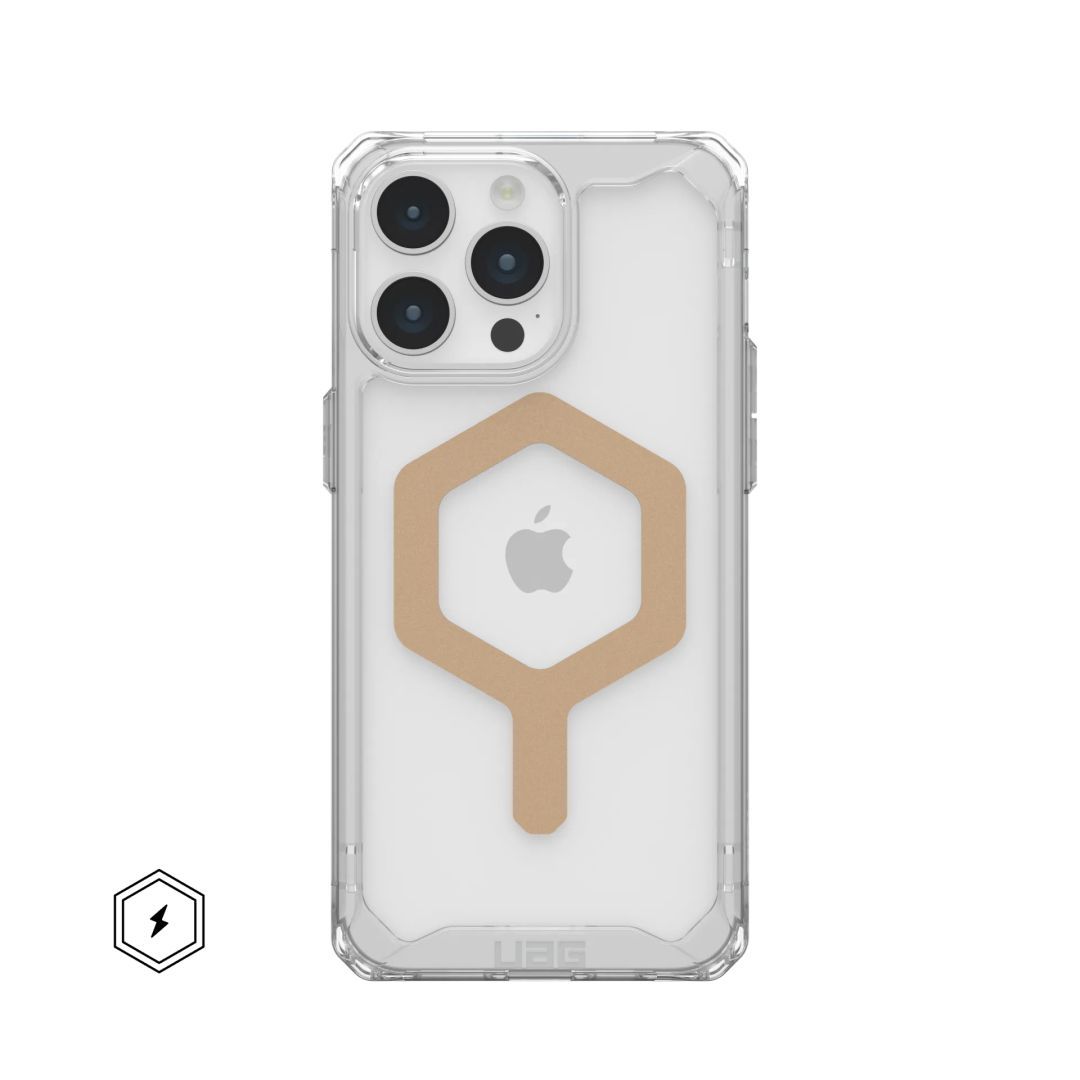 UAG Plyo case for MagSafe iPhone 15 Pro Max Ice/Gold UAG Plyo case for MagSafe iPhone 15 Pro Max Ice/Gold