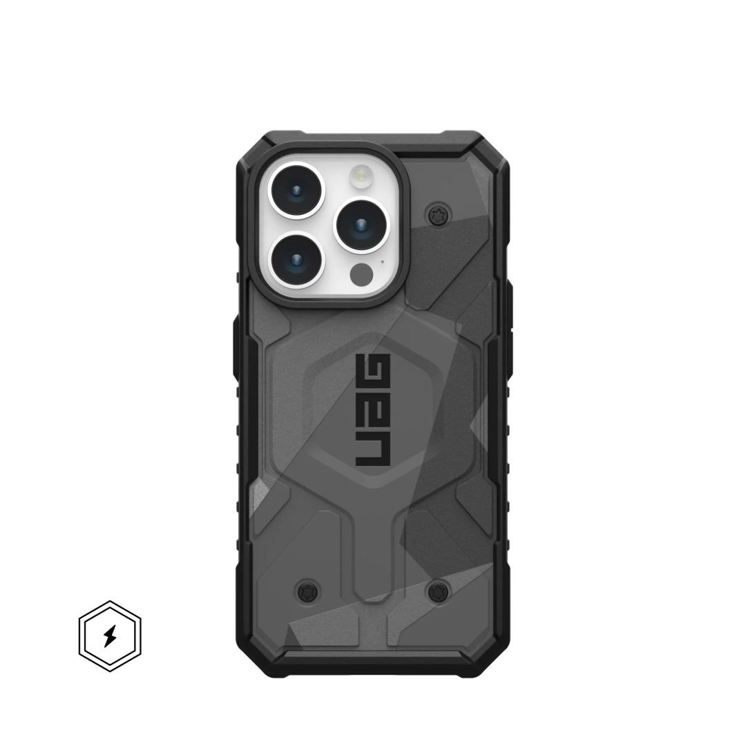UAG Pathfinder SE case for MagSafe iPhone 15 Pro Geo Camo UAG Pathfinder SE case for MagSafe iPhone 15 Pro Geo Camo