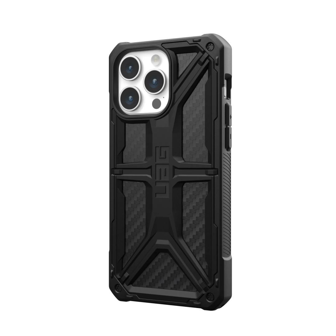 UAG Monarch case for iPhone 15 Pro Max Carbon Fiber UAG Monarch case for iPhone 15 Pro Max Carbon Fiber