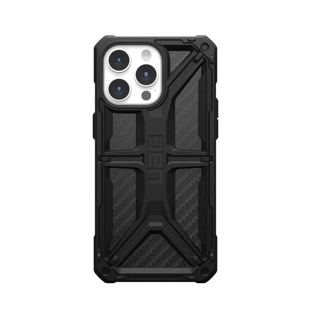UAG Monarch case for iPhone 15 Pro Max Carbon Fiber UAG Monarch case for iPhone 15 Pro Max Carbon Fiber