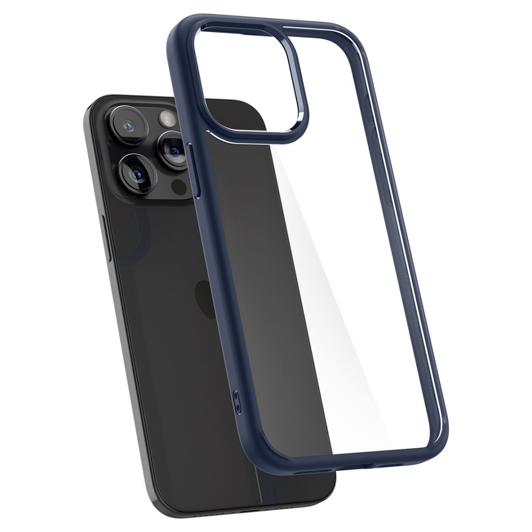 Spigen iPhone 15 Pro Case Ultra Hybrid Navy Blue Spigen iPhone 15 Pro Case Ultra Hybrid Navy Blue