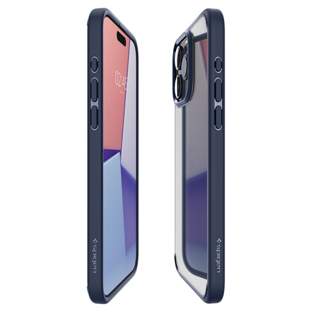 Spigen iPhone 15 Pro Case Ultra Hybrid Navy Blue Spigen iPhone 15 Pro Case Ultra Hybrid Navy Blue