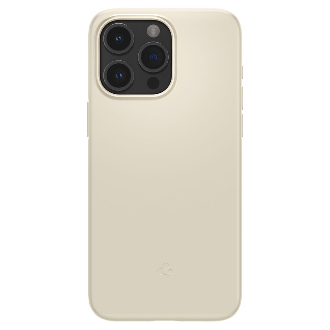 Spigen iPhone 15 Pro Case Thin Fit Mute Beige Spigen iPhone 15 Pro Case Thin Fit Mute Beige