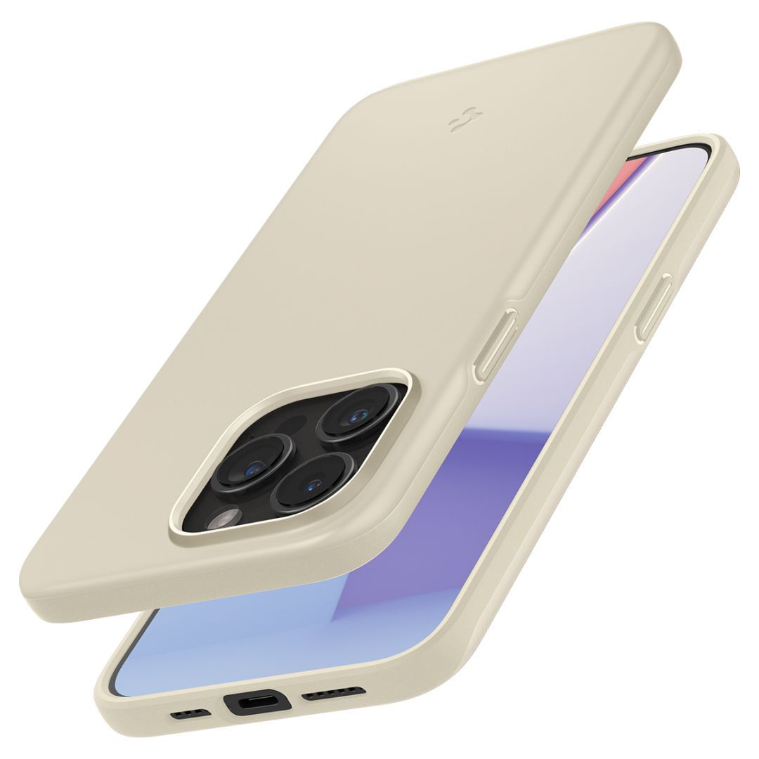 Spigen iPhone 15 Pro Case Thin Fit Mute Beige Spigen iPhone 15 Pro Case Thin Fit Mute Beige