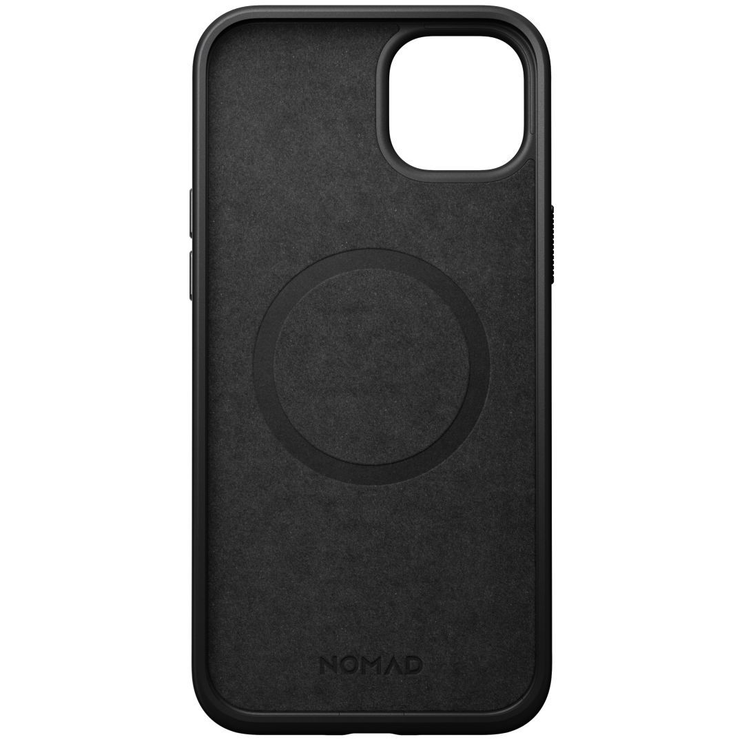 Nomad iPhone 15 Plus Modern Leather Case Black