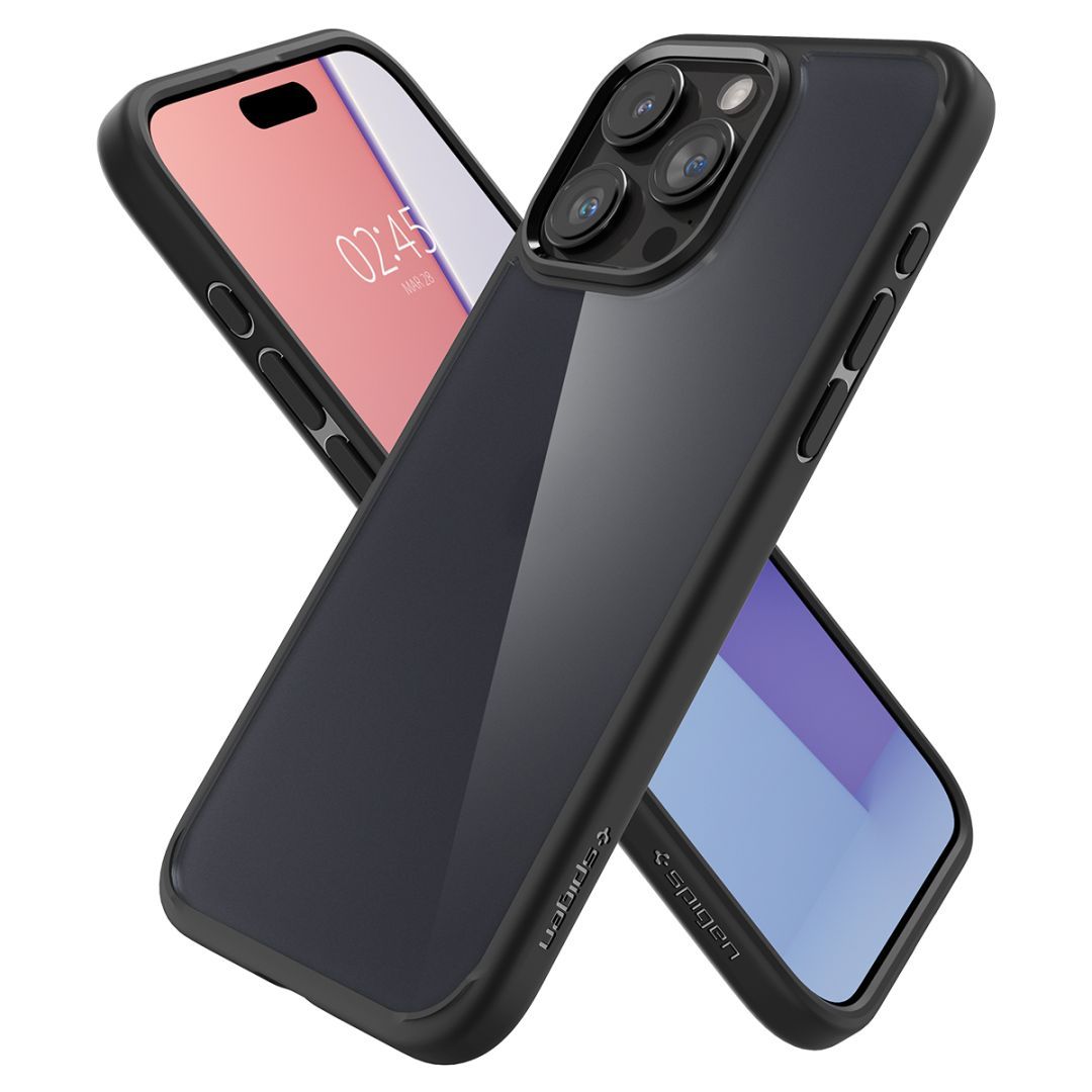 Spigen iPhone 15 Pro Case Ultra Hybrid Frost Black Spigen iPhone 15 Pro Case Ultra Hybrid Frost Black
