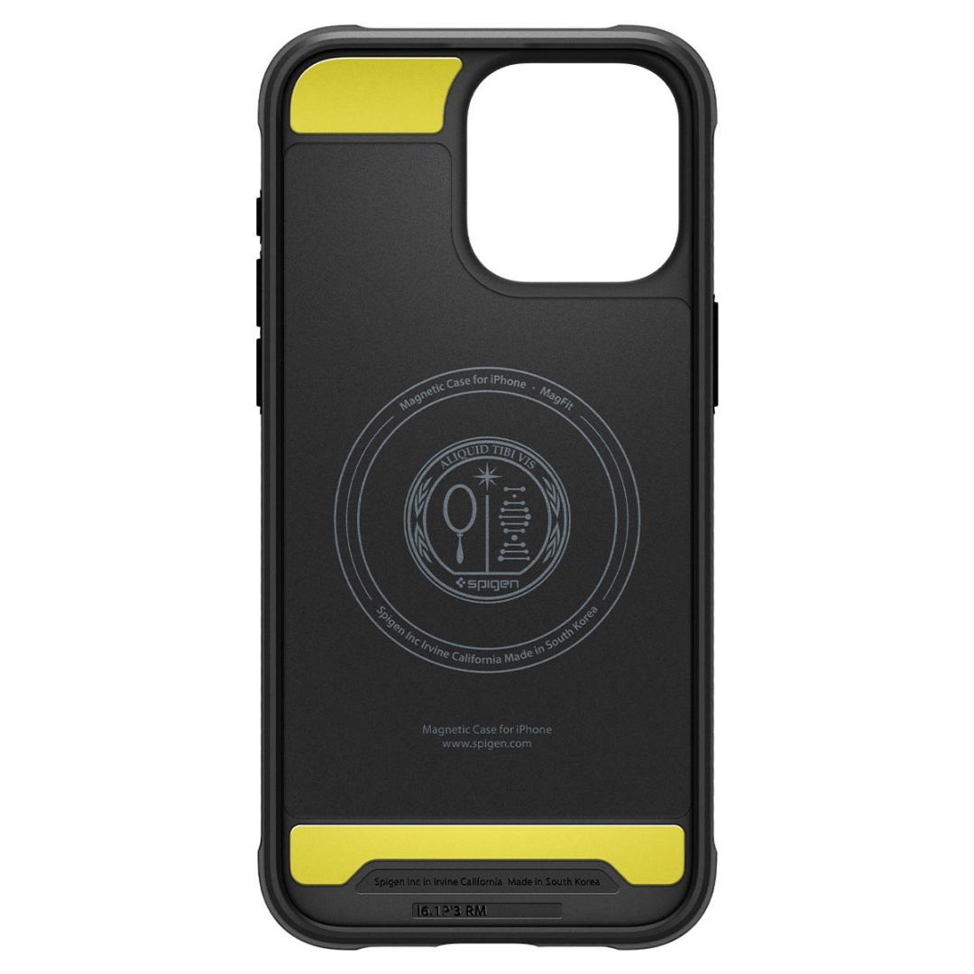 Spigen iPhone 15 Pro Case Rugged Armor (MagFit) Matte Black