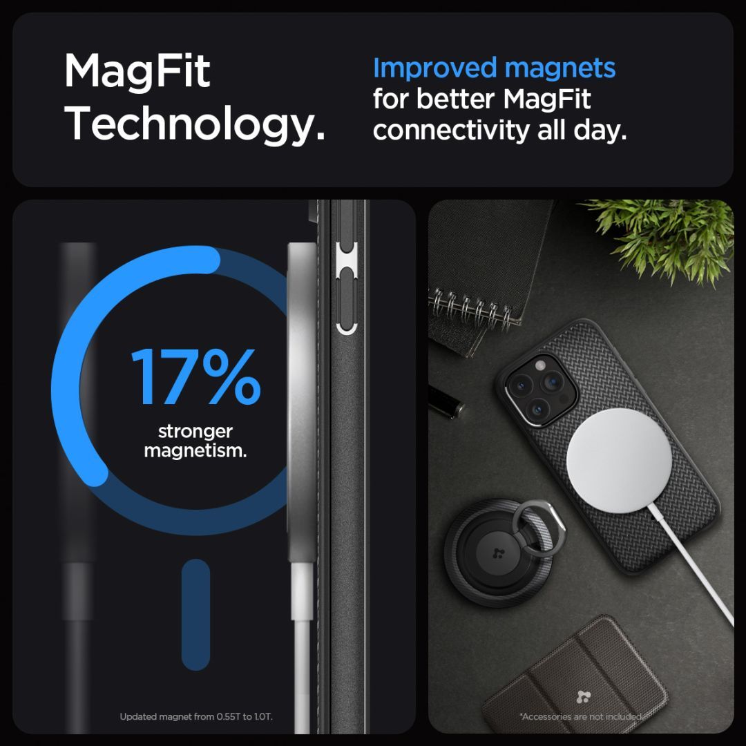 Spigen iPhone 15 Pro Max Case Mag Armor (MagFit) Matte Black Spigen iPhone 15 Pro Max Case Mag Armor (MagFit) Matte Black