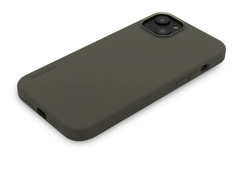 Decoded Silicone BackCover, olive - iPhone 14 Plus