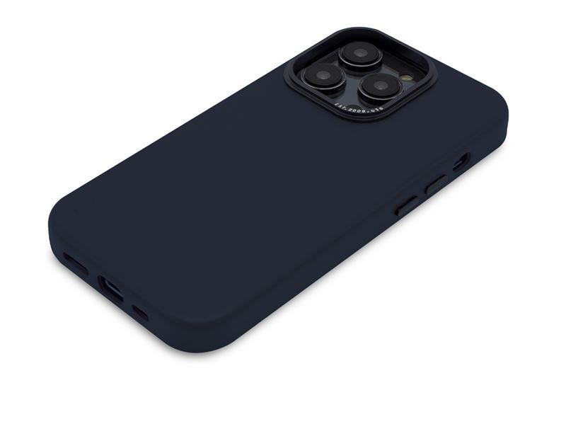 Decoded Leather BackCover, navy - iPhone 14 Pro