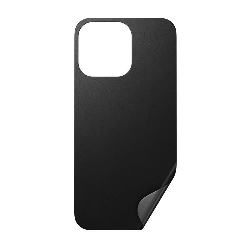 Nomad Leather Skin, black - iPhone 13 Pro