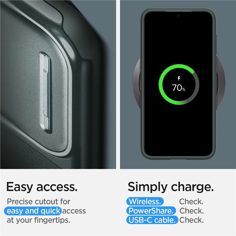 Spigen Optik Armor, abyss green - Samsung Galaxy S23 Spigen Optik Armor, abyss green - Samsung Galaxy S23