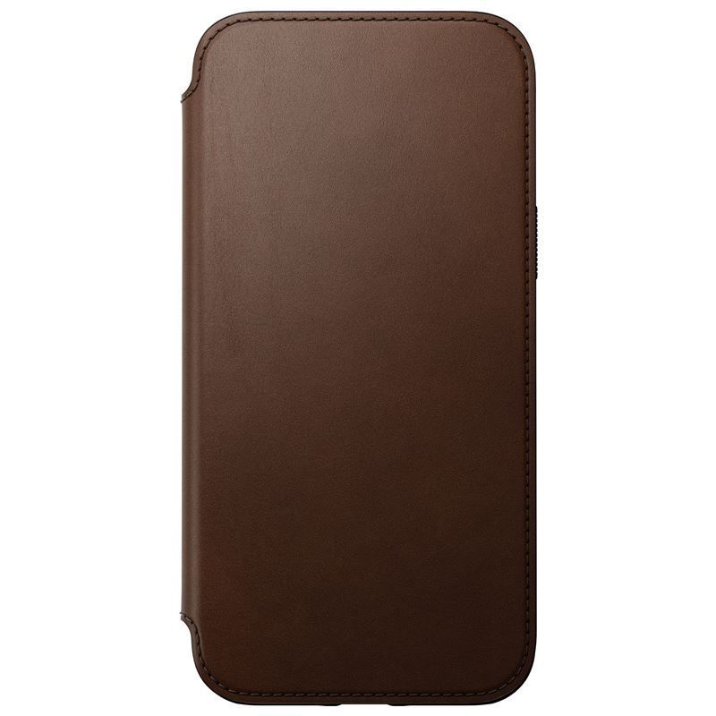 Nomad Leather MagSafe Folio, brown - iPhone 14 Plus