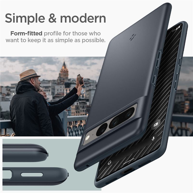 Spigen Thin Fit, metal slate - Google Pixel 7 Pro Spigen Thin Fit, metal slate - Google Pixel 7 Pro