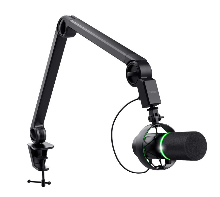 Trust GXT 255+ Onyx Professional Microphone With Arm