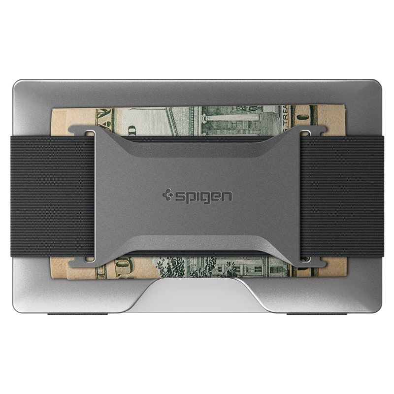 Spigen Wallet S Card Holder AirTag Gunmetal