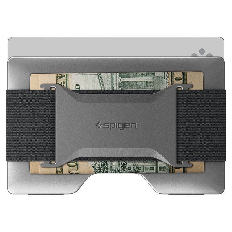 Spigen Wallet S Card Holder AirTag Gunmetal