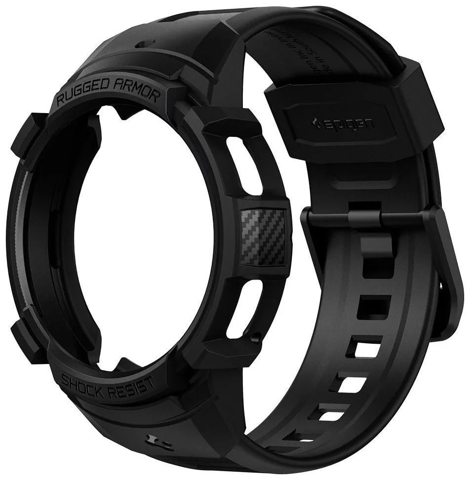 Spigen Rugged Armor Pro Samsung Galaxy Watch 4 Classic Black Spigen Rugged Armor Pro Samsung Galaxy Watch 4 Classic Black