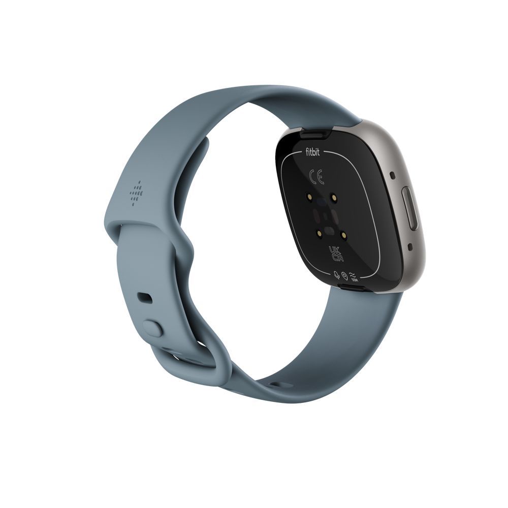 Fitbit Versa 4 Waterfall Blue/Platinum Aluminum