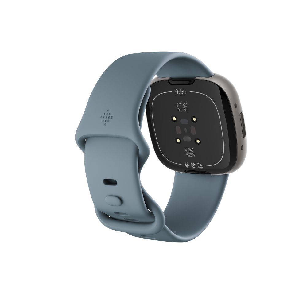 Fitbit Versa 4 Waterfall Blue/Platinum Aluminum