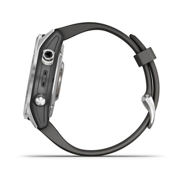 Garmin fenix 7S Silver with Graphite Band