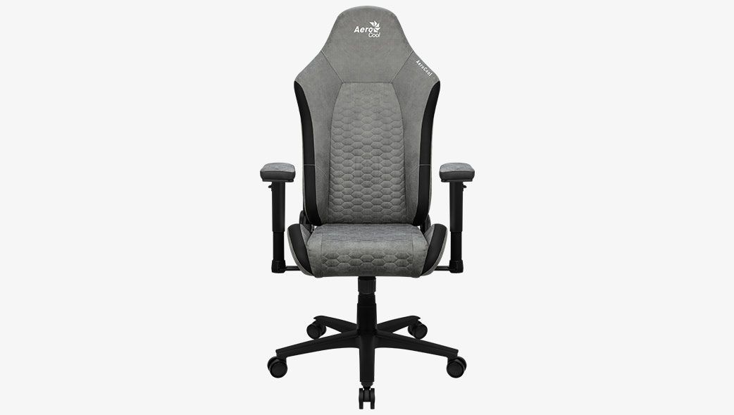 Aerocool CROWN AeroSuede Gaming Chair Stone Grey