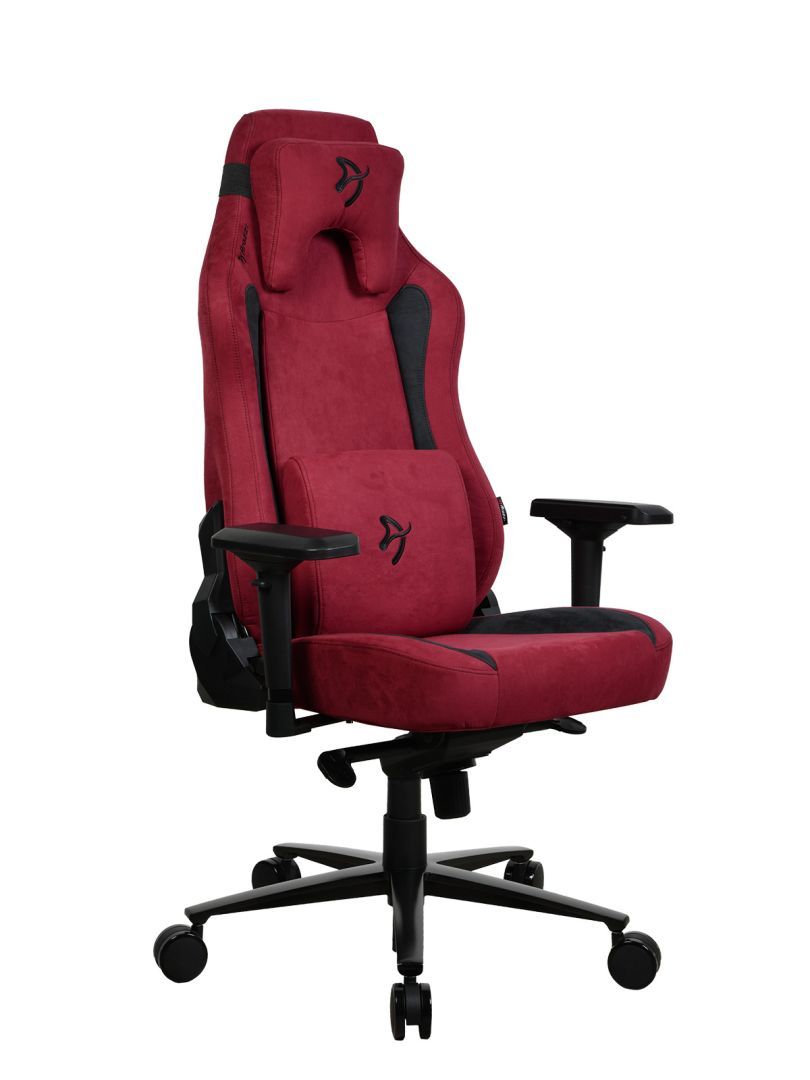 Arozzi Vernazza Supersoft Fabric Gaming Chair Bordeaux