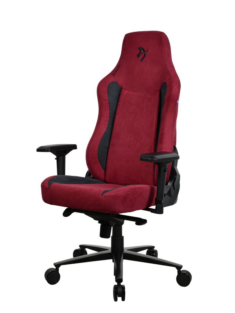 Arozzi Vernazza Supersoft Fabric Gaming Chair Bordeaux