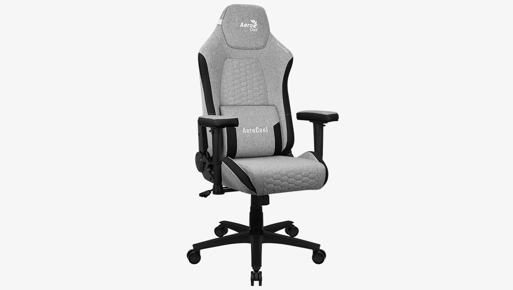 Aerocool CROWN AeroWeave Gaming Chair Ash Grey