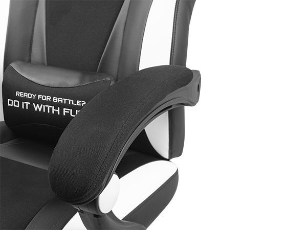 FURY Avenger M+ Gaming Chair Black/White