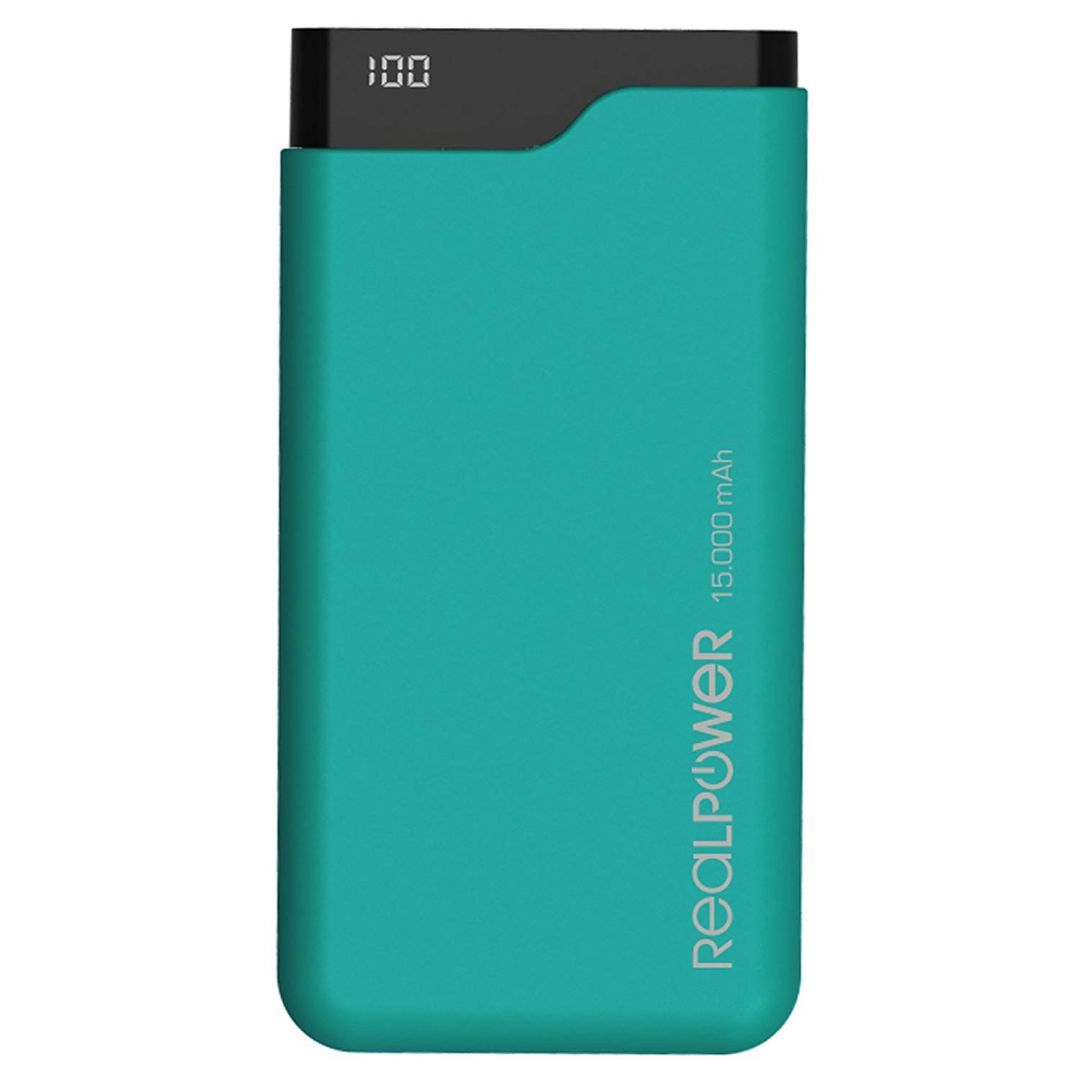 Realpower PB-15000C 15000mAh Green