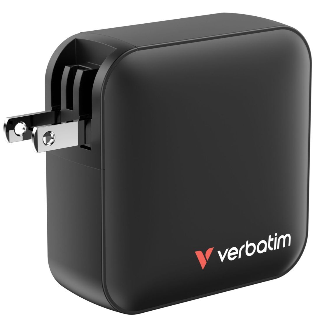 Verbatim Mini GaN Wall Charger 165W 4 Port Black Verbatim Mini GaN Wall Charger 165W 4 Port Black