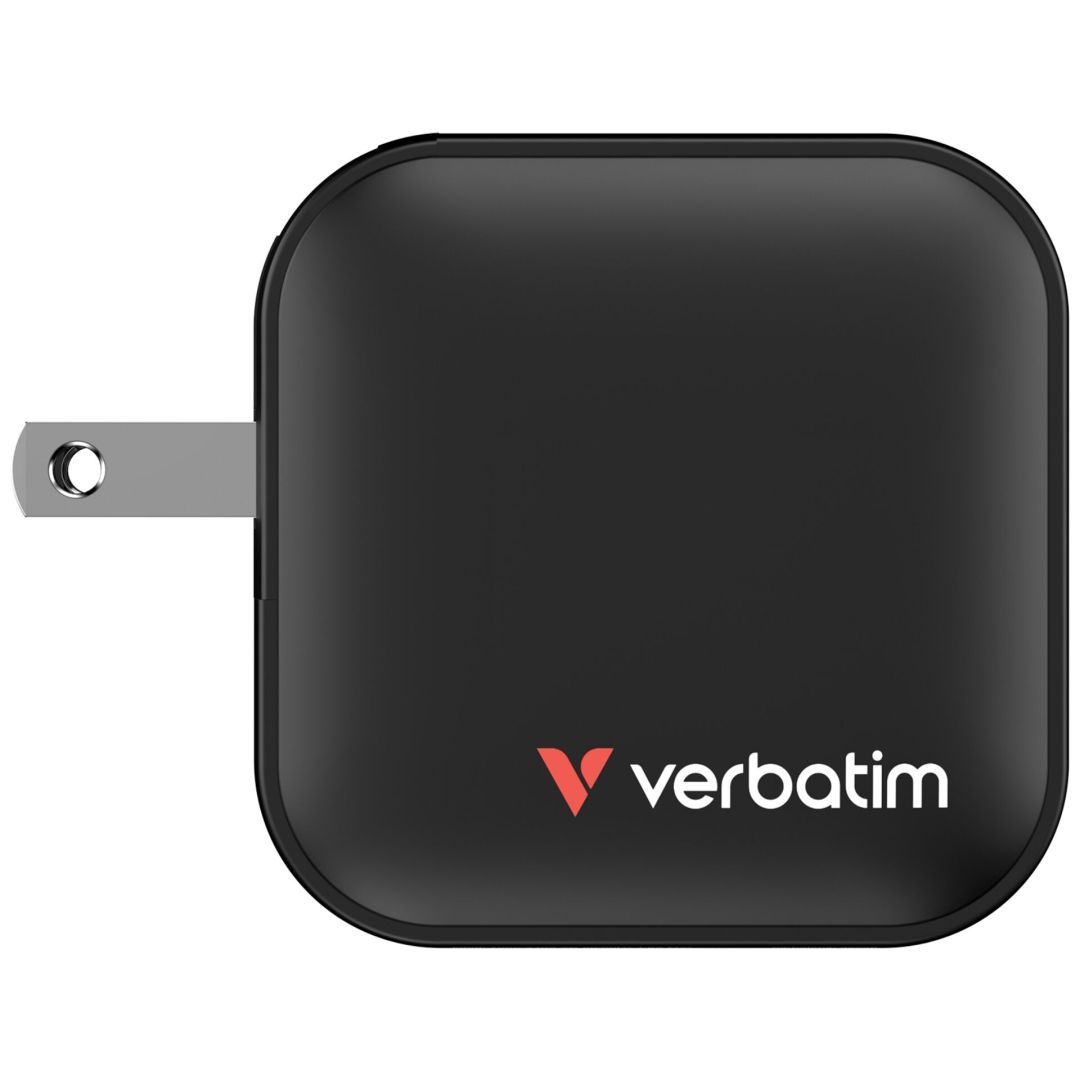 Verbatim Mini GaN Wall Charger 70W 3 Port Black Verbatim Mini GaN Wall Charger 70W 3 Port Black