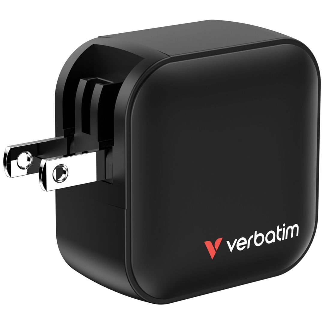 Verbatim Mini GaN Wall Charger 70W 3 Port Black Verbatim Mini GaN Wall Charger 70W 3 Port Black