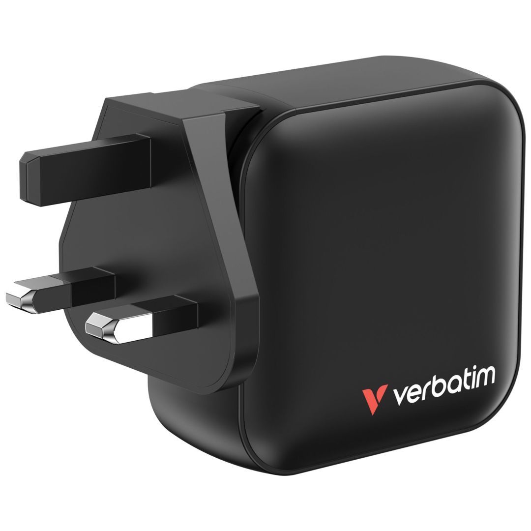 Verbatim Mini GaN Wall Charger 100W 4 Port Black Verbatim Mini GaN Wall Charger 100W 4 Port Black