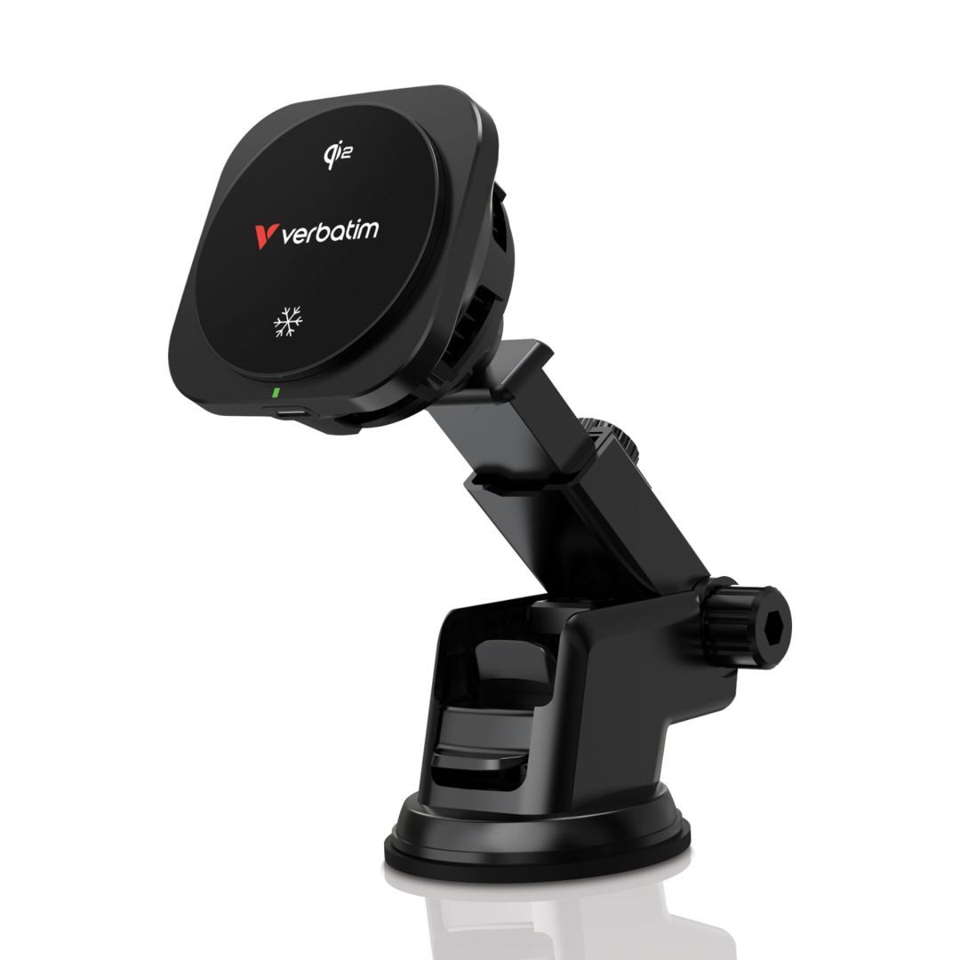 Verbatim Charge ''n'' Drive Magnetic Wireless Car Charger Black Verbatim Charge ''n'' Drive Magnetic Wireless Car Charger Black