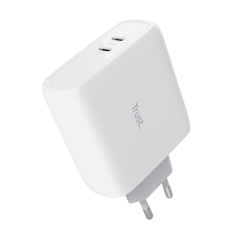 Trust Maxo Dual 65W USB-C Charger White