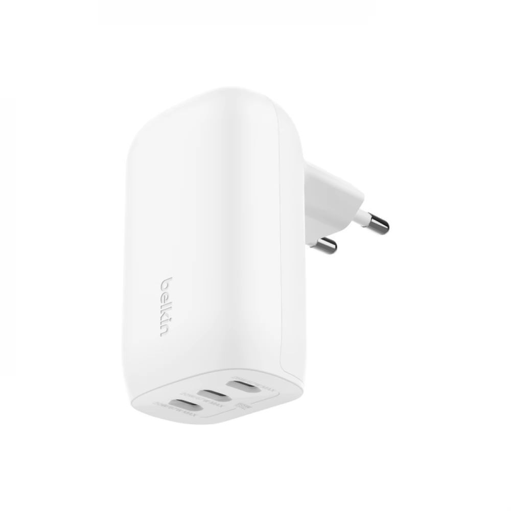 Belkin Boost Charge 67W with 3xUSB-C Ports with Cable White Belkin Boost Charge 67W with 3xUSB-C Ports with Cable White