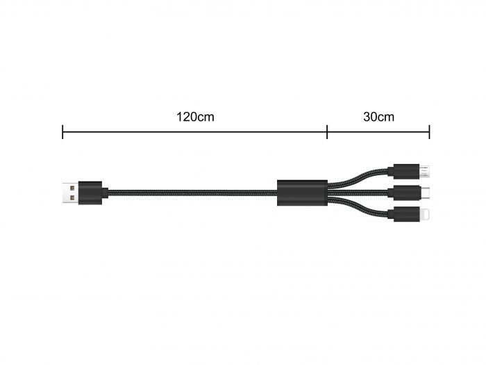 Conceptronic 2-Port 33W USB Charger Black