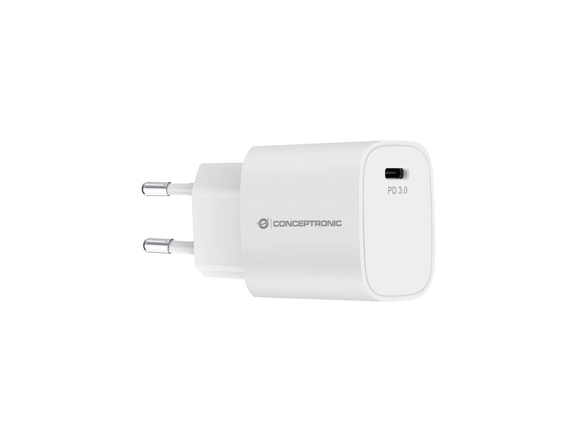 Conceptronic ALTHEA14W 1-Port 20W USB-C Charger White