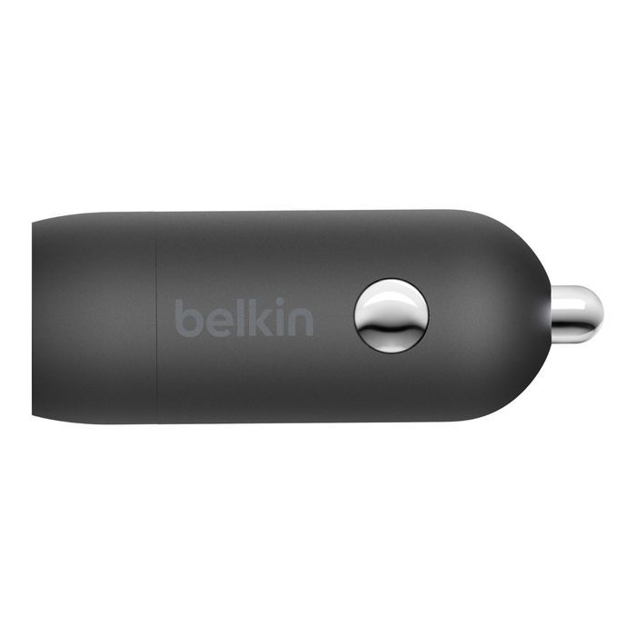 Belkin BoostCharge 30W USB-C Car Charger + USB-C to USB-C cable 1m Black Belkin BoostCharge 30W USB-C Car Charger + USB-C to USB-C cable 1m Black