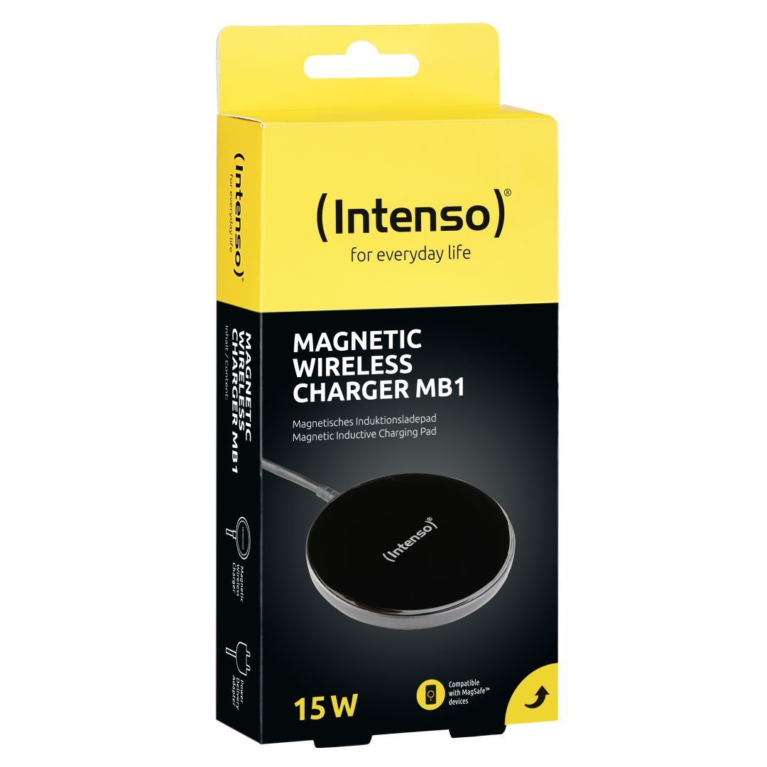 Intenso MB1 Magnetic Wireless Charger Black