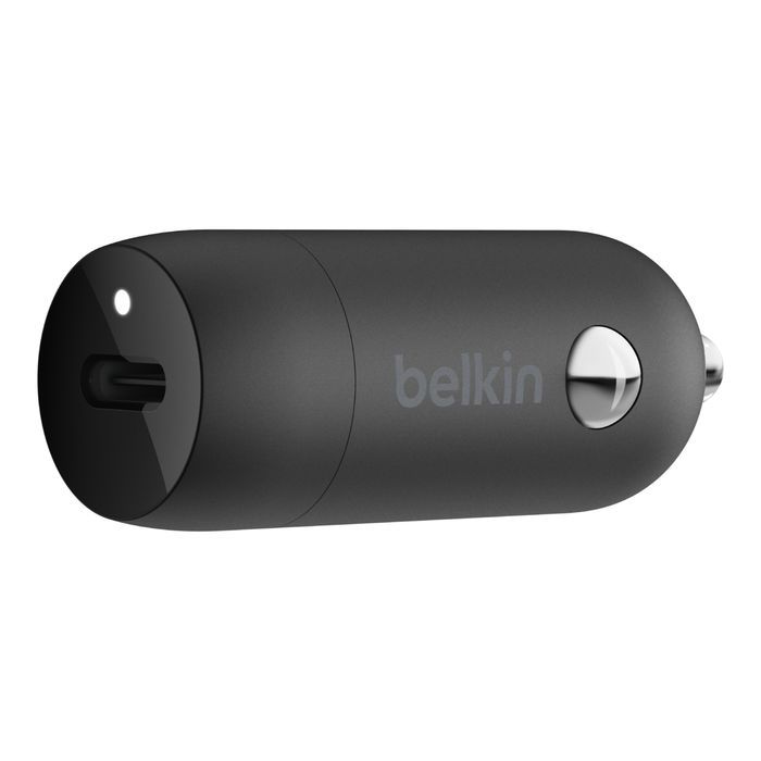 Belkin BoostCharge 30W USB-C Car Charger Black Belkin BoostCharge 30W USB-C Car Charger Black